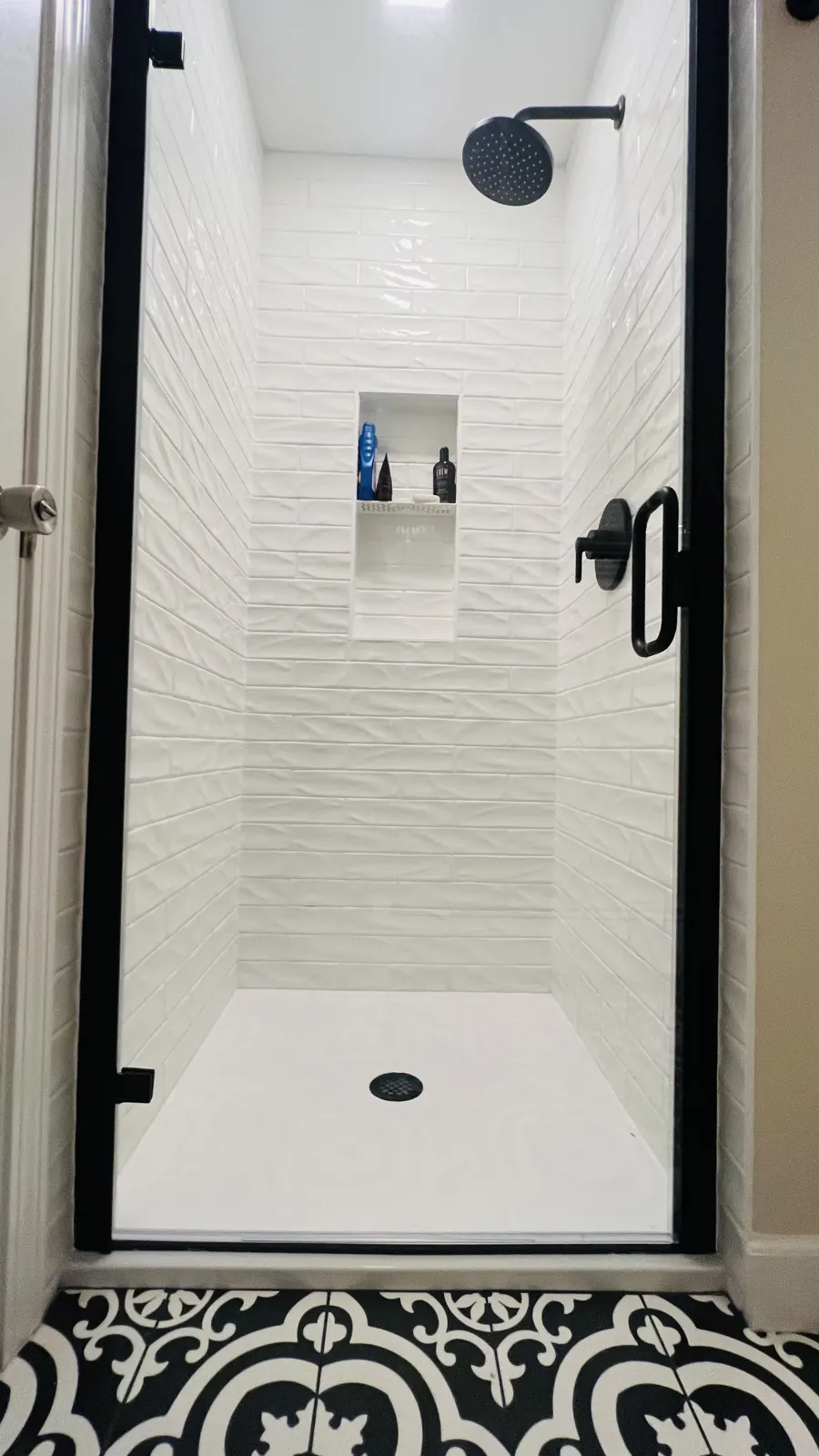 custom shower by Custom Renovations by Dave