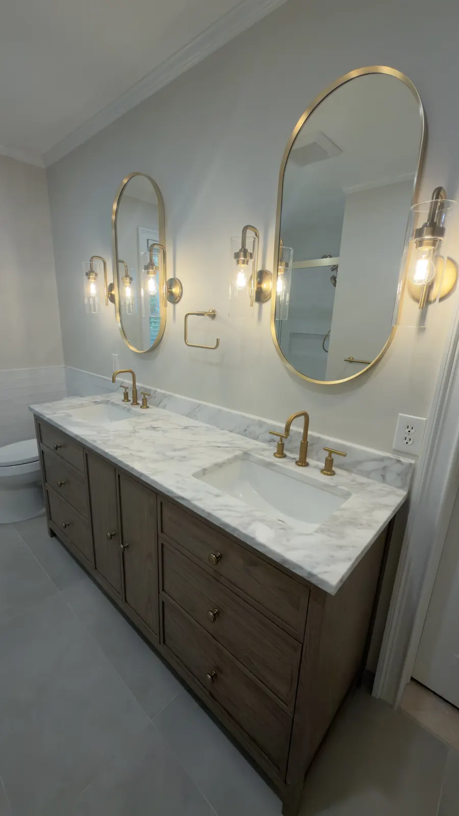 bathroom vanity by Custom Renovations by Dave